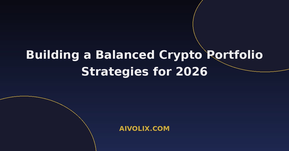 Building a Balanced Crypto Portfolio: Strategies for 2026